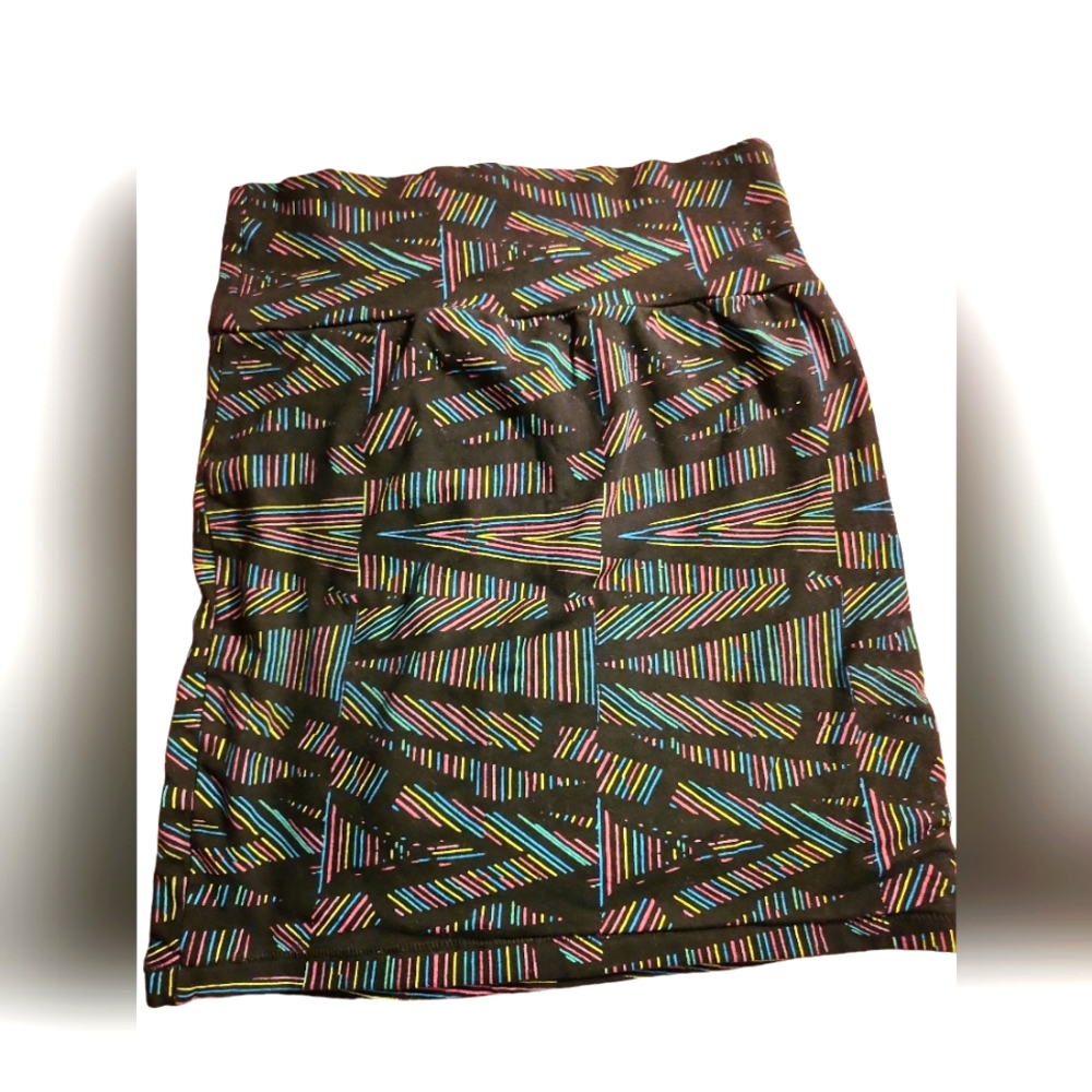 Colorful, Vibrant, Rainbow Skirt, Body shaping, Form Fit, Mini skirt, XS
